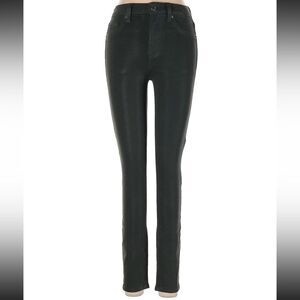 Women’s Pistola Dark green high rise Faux leather pants size 27 goingout  casual